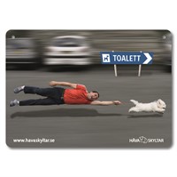 Rolig skylt