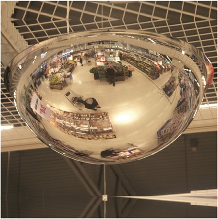 Spegelkupol (hel, 360°) av akryl, Ø 500mm