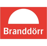 Brandskylt: Branddörr