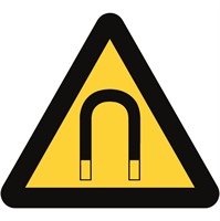 Varningsskylt Varning för kraftigt magnetfält