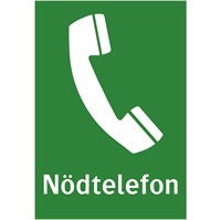 Nödskylt: Nödtelefon