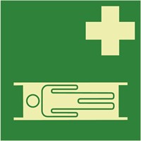 Efterlysande nödskylt: Sjukbår