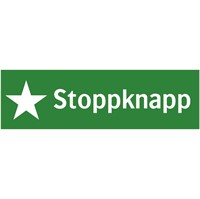 Nödskylt: Stoppknapp