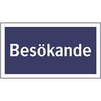 Parkeringsskylt: Besökande