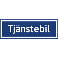 parkeringsskylt tjänstebil