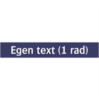 Informationsskylt: Specialtext