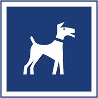 informationsskylt hund