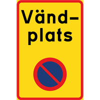 trafikmärke vändplats