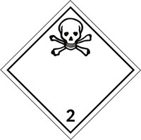 Varningsetikett: Giftiga gaser