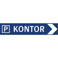 vägvisningsskylt kontor (högerpil)