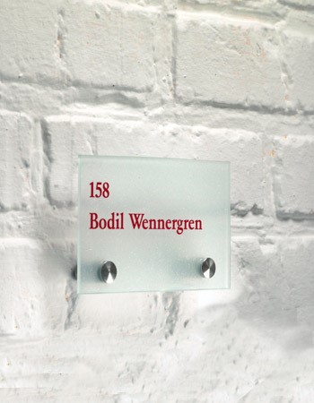 HÅVA INNE 3  Dörrskylt 150x90 mm (texthöjd 10 mm)
