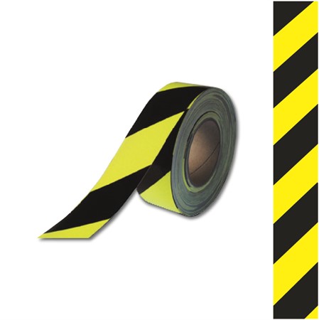 Efterlysande/fluorescerande varningsfolie, 50mm x 25m