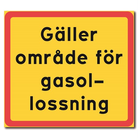 Din egen reflexskylt för stolpmontage, ca400x500mm