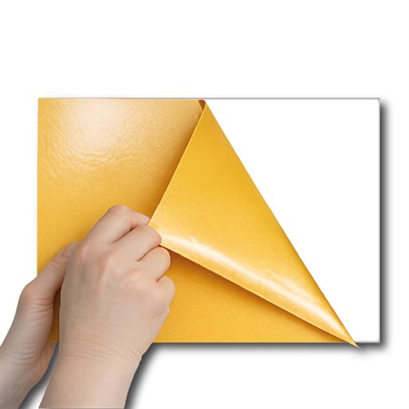 Självhäftande baksida på skylt, 74x105mm