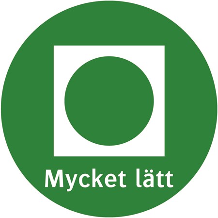 Skylt för stolpmontage, Ø 400mm