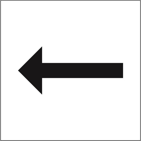 MINI Trafikmärke för stolpmontage, 200x200mm