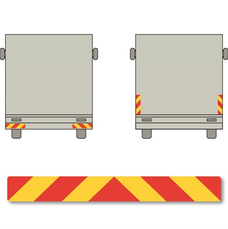 Transportskylt (reflex), 1132x132mm