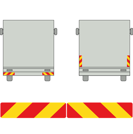 Transportskylt i reflexutförande 566x197mm