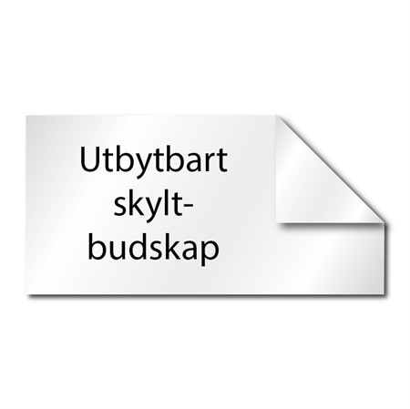 Skyltbudskap till artnr 7897, 297x148mm