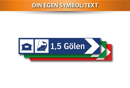 Vägvisare (stolpmontage)