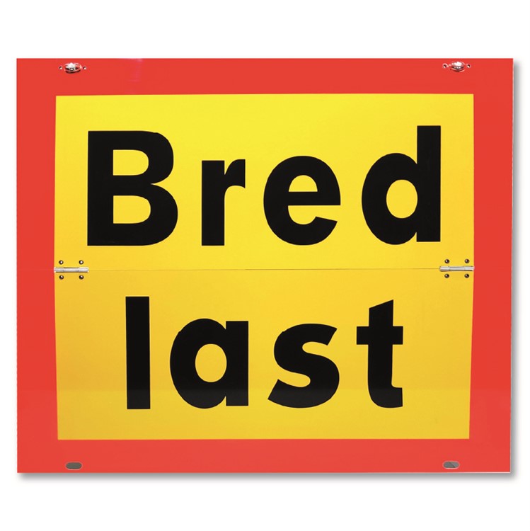 Fordonsskylt: Bred last