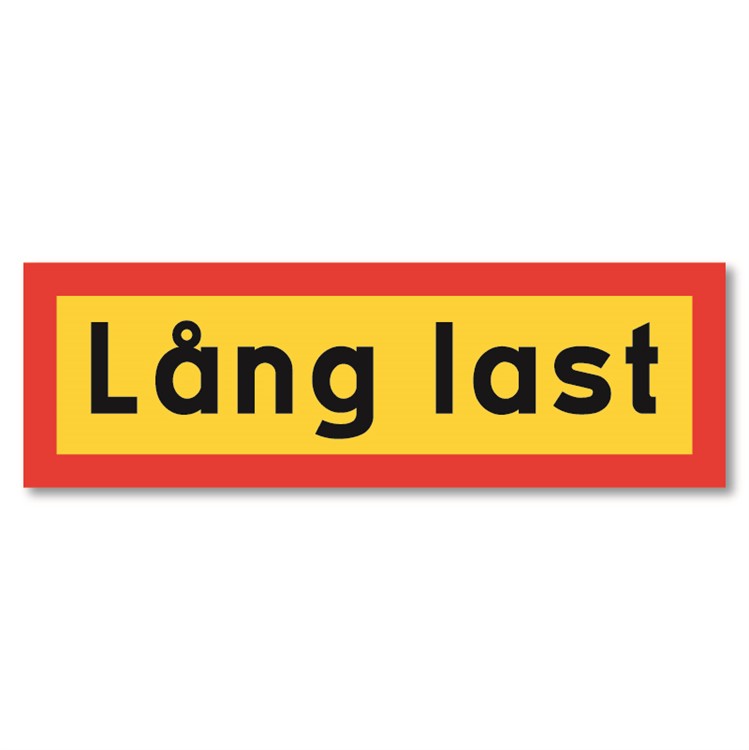 Fordonsskylt: Lång last