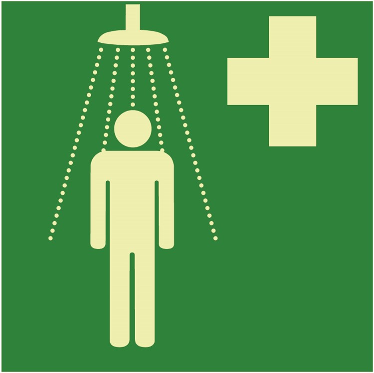 Efterlysande nödskylt: Nöddusch
