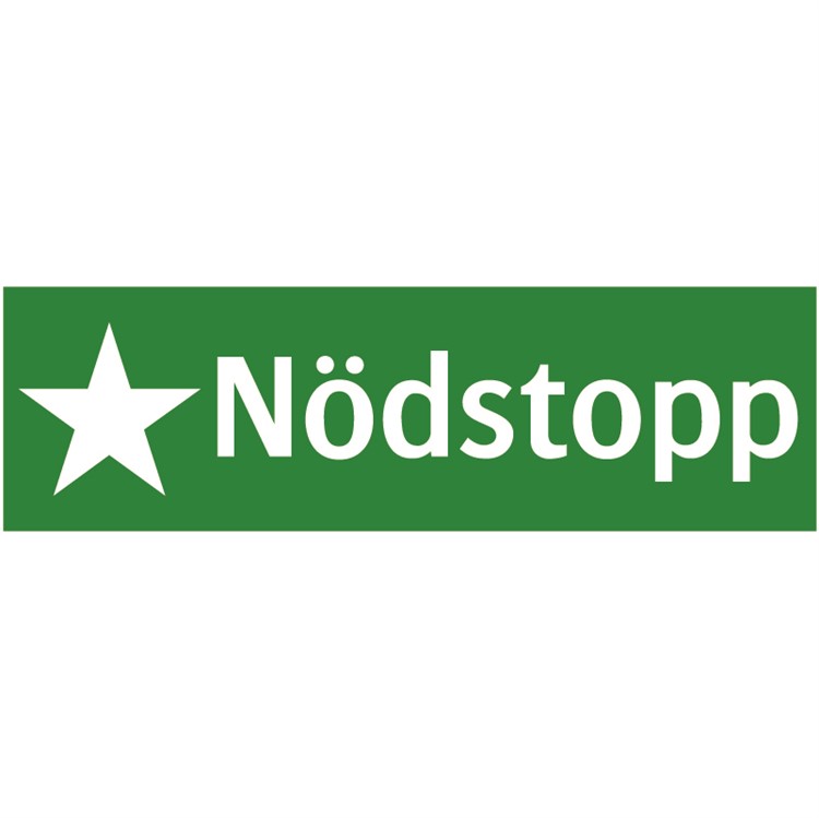 Nödskylt: Nödstopp