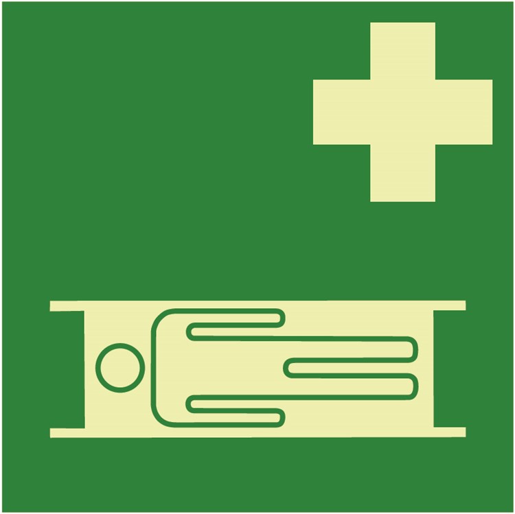 Efterlysande nödskylt: Sjukbår