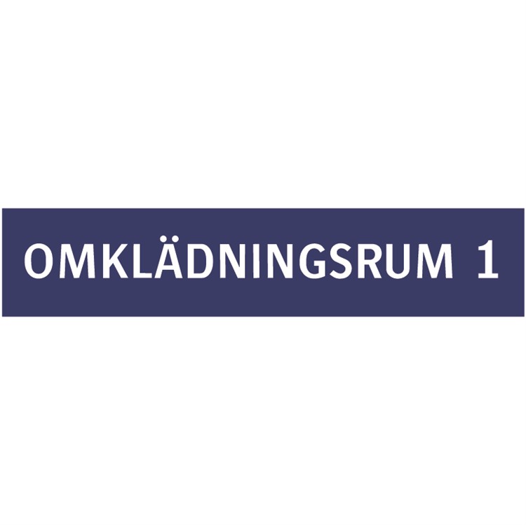 Dekal: Omklädningsrum