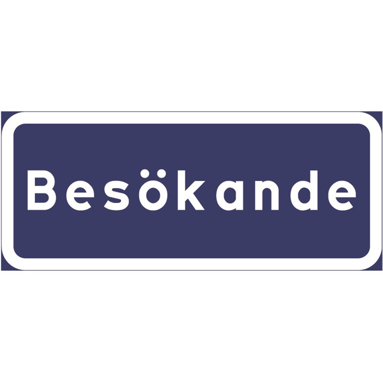 trafikmärke besökande