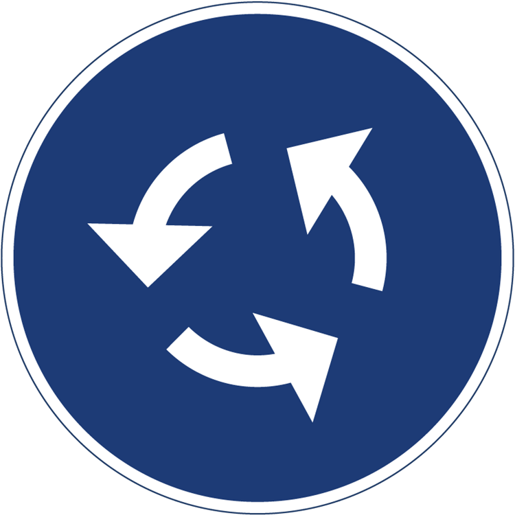 trafikmärke cirkulationsplats