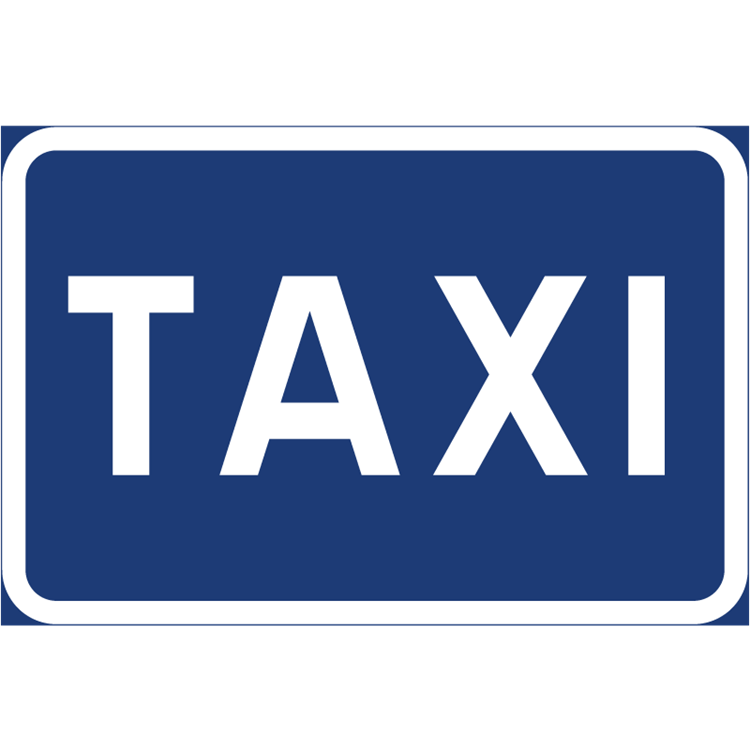 trafikmärke taxi
